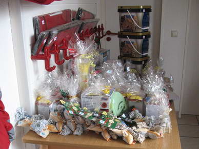 ...aber in allen Ecken verteilt, haben wir auch diese gut untergebracht.