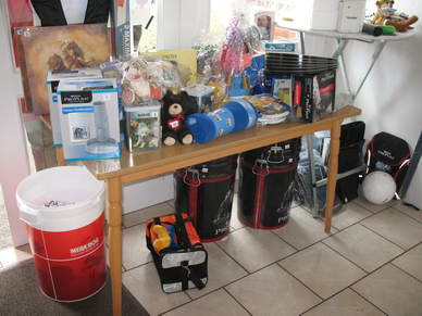 Insgesamt 250 Preise warteten auf ihre neuen Besitzer...