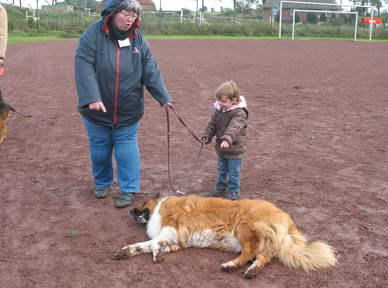 Wenn die Kleine an der Leine zieht ergibt sich Ylvi sofort :o)