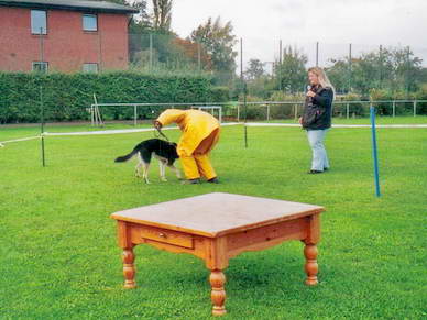 ...wie *Lucie* mit ihrem Frauchen.