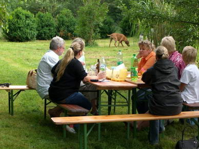 Das Picknick hatte einen Hauch von Urlaub...