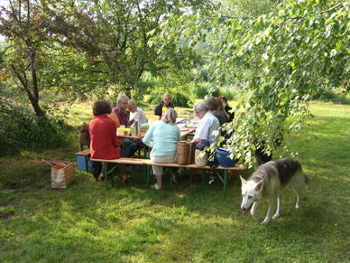 ...die Picknicker blieben...